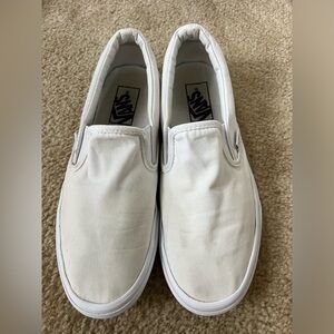 Men's Vans, White, Used condition. Size 7.5, White